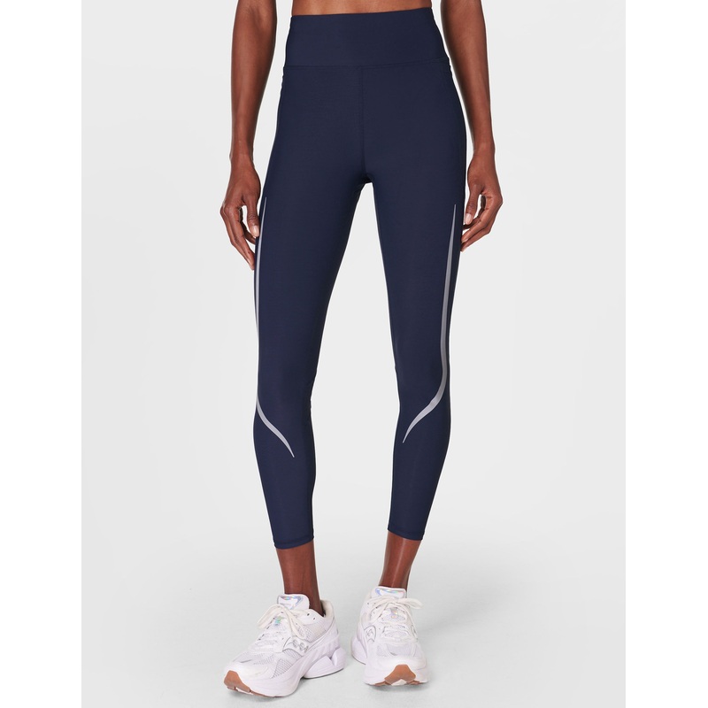 Zero Gravity 7/8 Illuminate Running Tight – Navy Blue