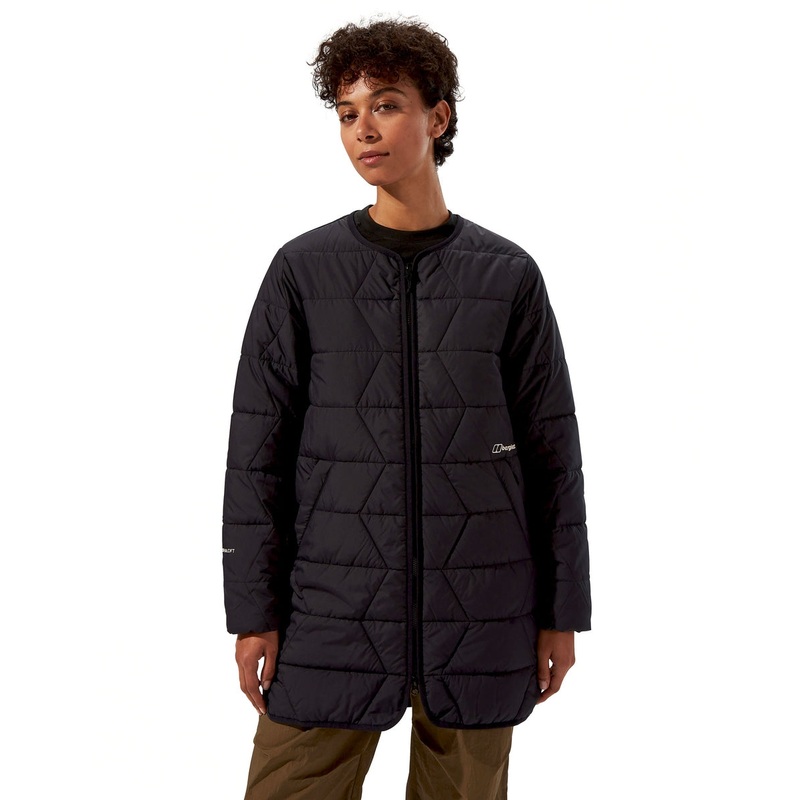 Netherdene Quilted Insulated Jacket – Jet Black