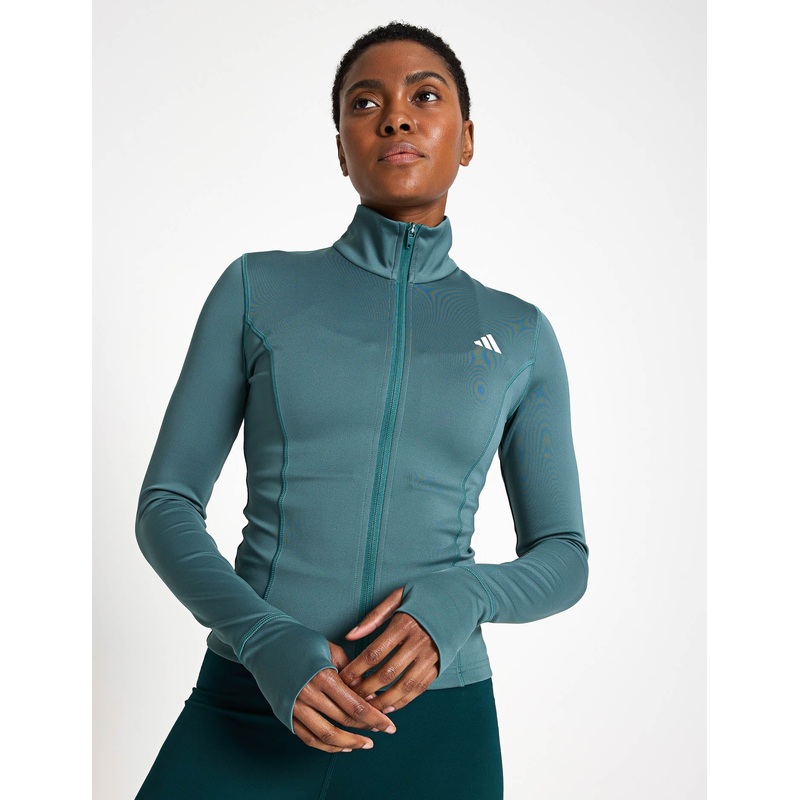 Optime Essentials Full-Zip Jacket – Preloved Teal