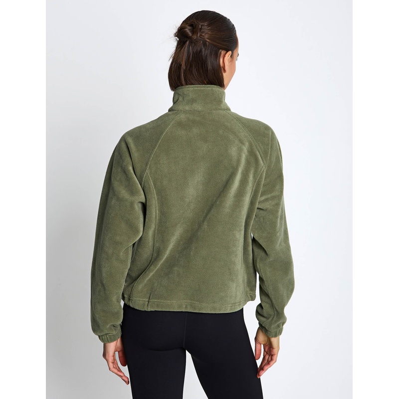 Benton Springs Relaxed Full Zip Fleece Jacket – Stone Green