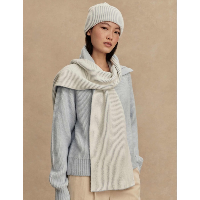 Deville Plated Scarf – Mist Blue