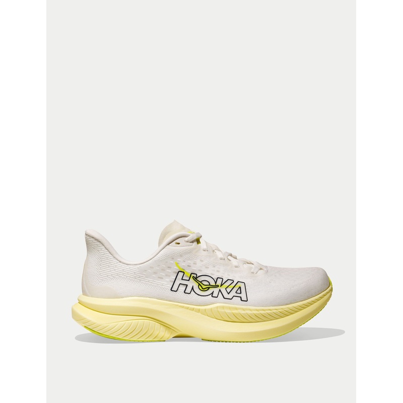 Mach 6 – White/Neon Hoka Citrus