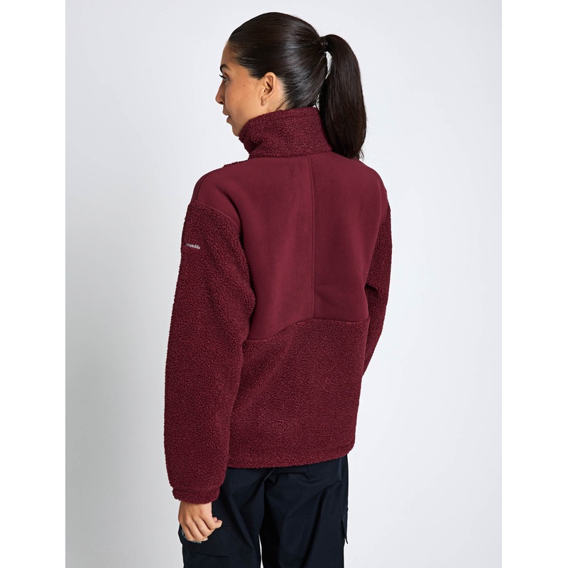 Panorama II Sherpa Fleece Jacket – Rich Wine