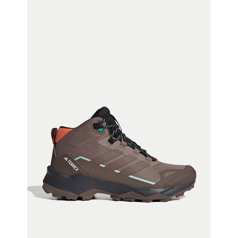 Terrex Skychaser AX5 Mid GORE-TEX Hiking Shoes – Trace Brown/Earth Strata/Semi Impact Orange