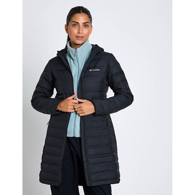 Lake 22 II Down Long Hooded Jacket – Black