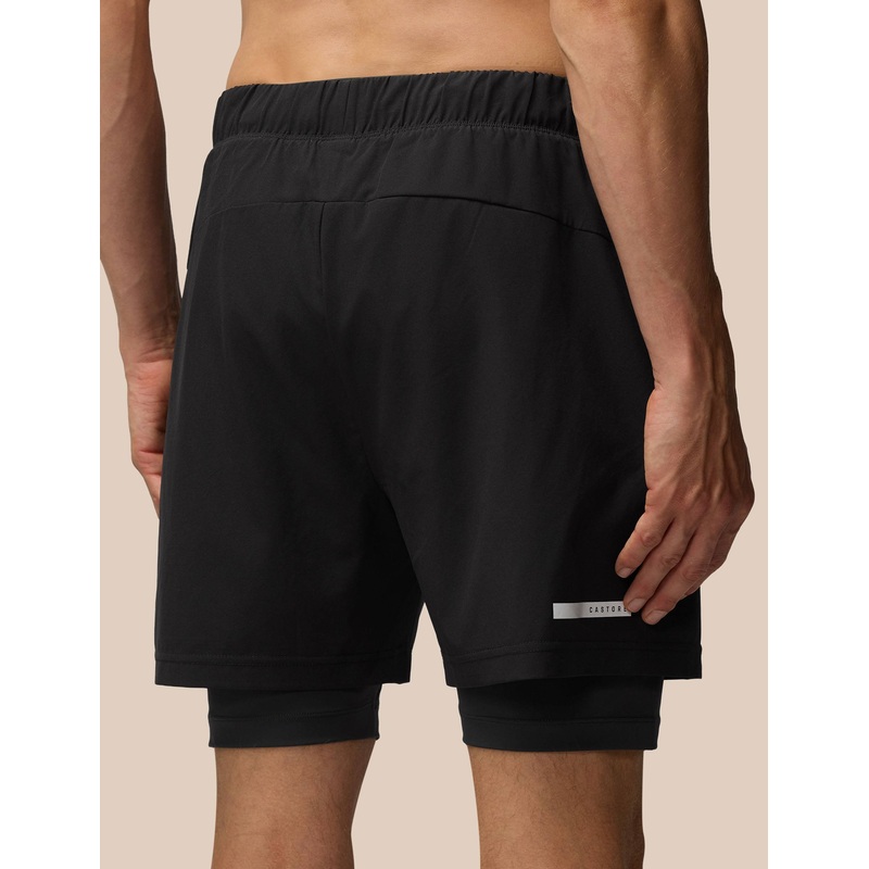 2-In-1 Short – Black/White