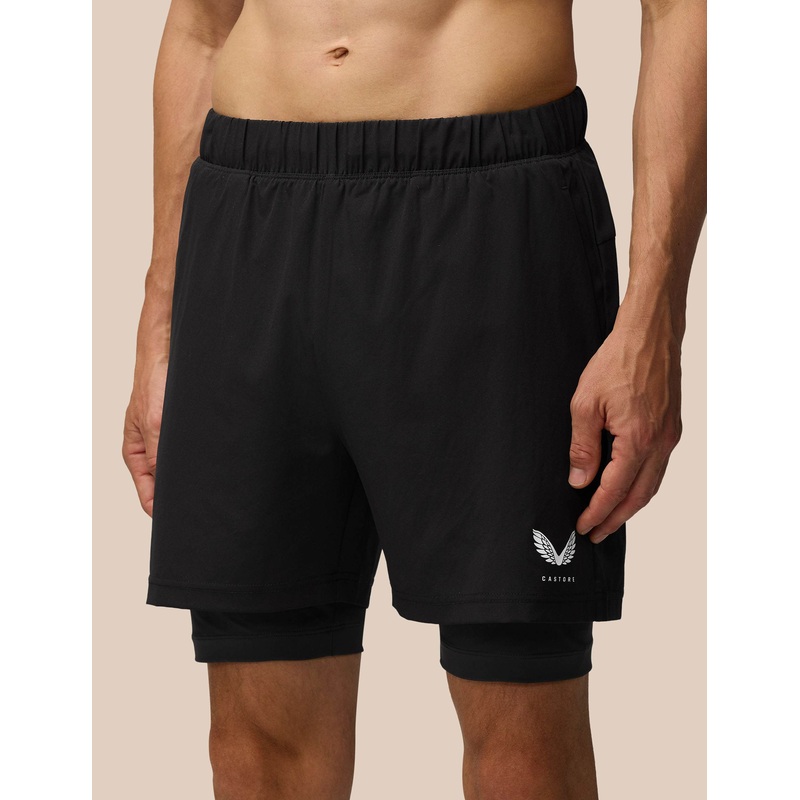2-In-1 Short – Black/White