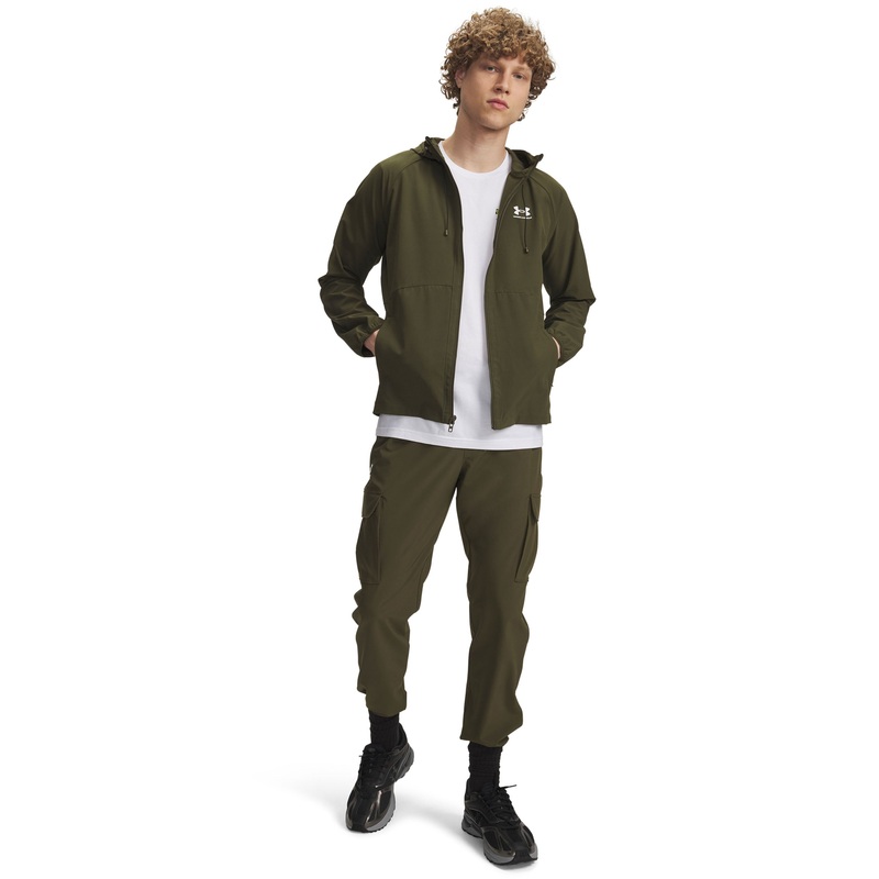Vibe Woven Cargo Pants – Expedition Green/White