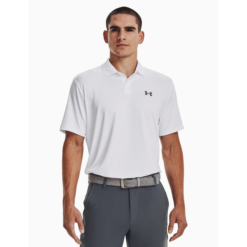 Matchplay Polo – White/Pitch Grey