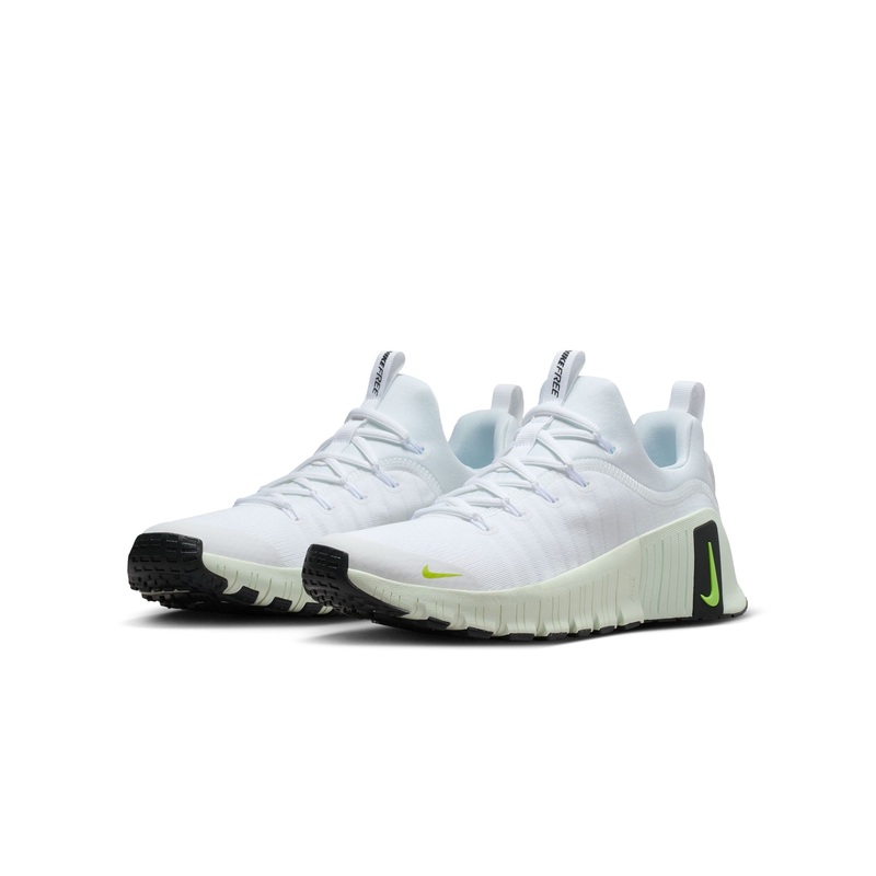 Free Metcon 6 Shoes – White/Cyber/Barely Green