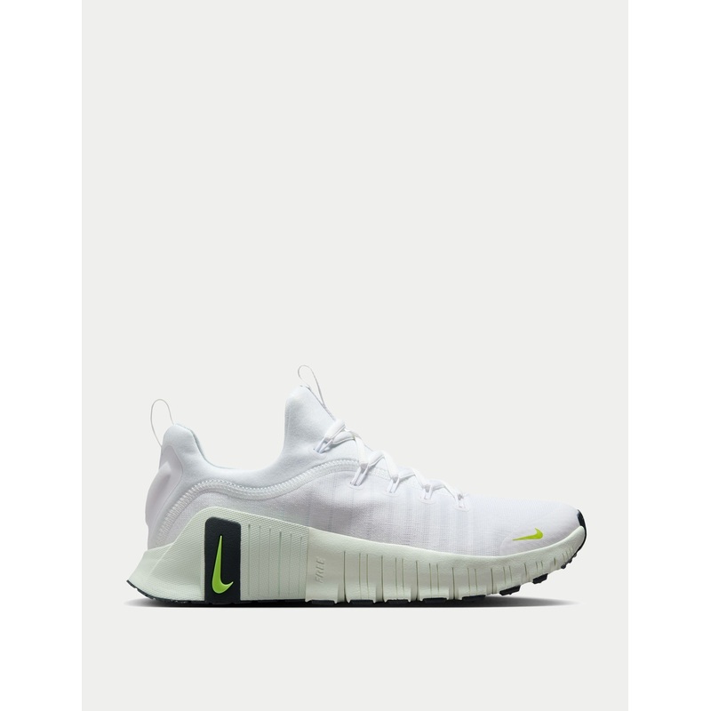 Free Metcon 6 Shoes – White/Cyber/Barely Green