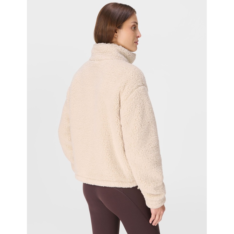 Canyon Fleece Zip Up – Barley Beige