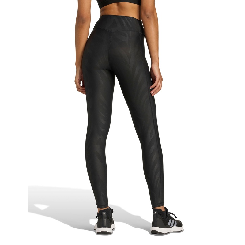 Optime AOP Full Length Leggings – Black