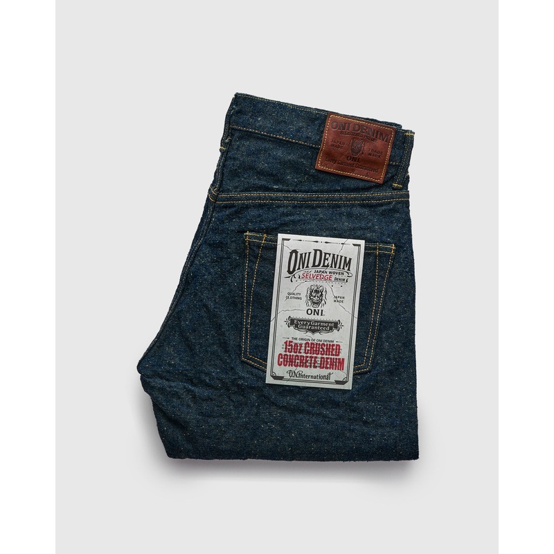 902CCD-GOLV “Crushed Concrete” 15oz Selvedge Denim – High Tapered Fit