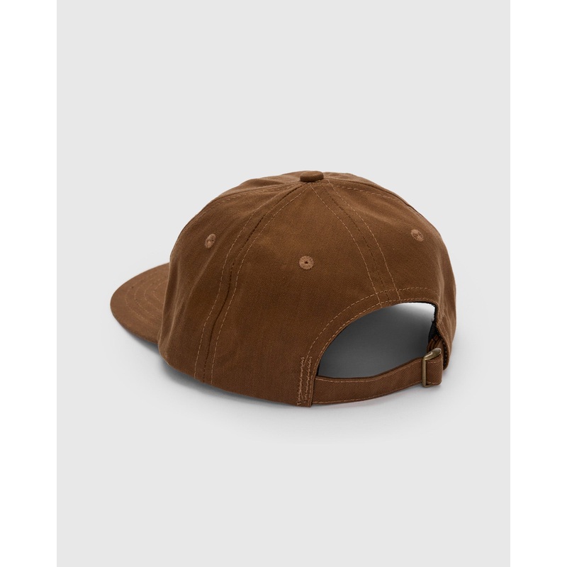 Baseball Hat in Waxed Nicotine