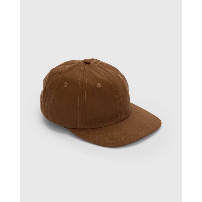 Baseball Hat in Waxed Nicotine