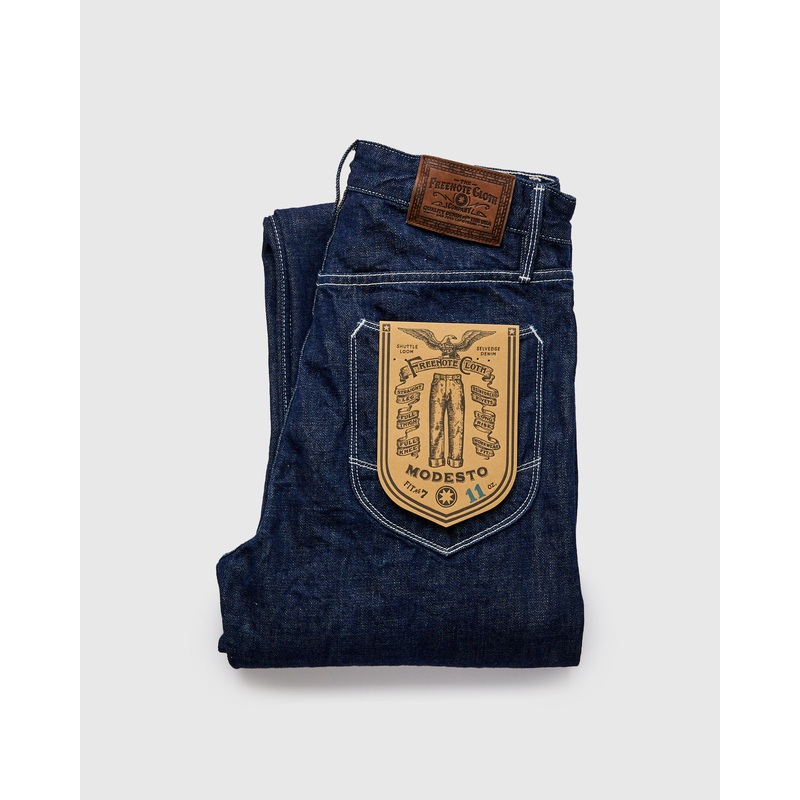 “Memphis Blue Modesto” 11oz Selvedge Denim – Straight Fit