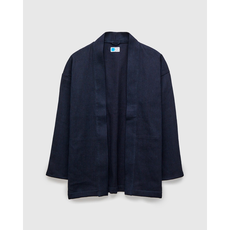 11oz Sashiko Haori Coat in Indigo