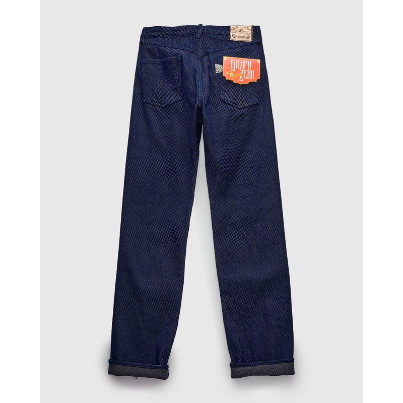 14.5oz Double-Yarn Sashiko Selvedge Jeans – Heritage Straight Fit