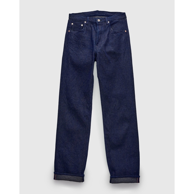 14.5oz Double-Yarn Sashiko Selvedge Jeans – Heritage Straight Fit