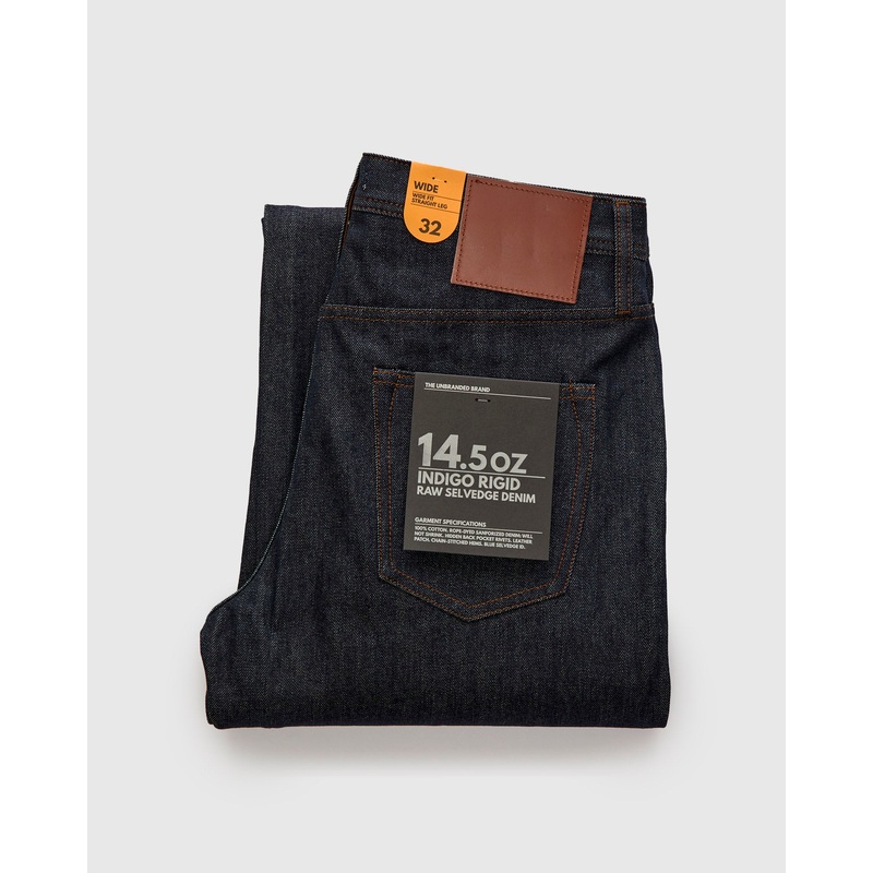 UB701 14.5oz Selvedge Denim – Wide Fit
