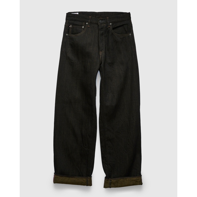 222-BKOL “Kiraku” 12oz Selvedge Denim – Super Wide Straight Fit