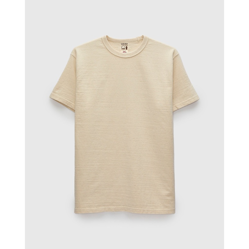 “Samurai Cotton Project” T-Shirt in Natural