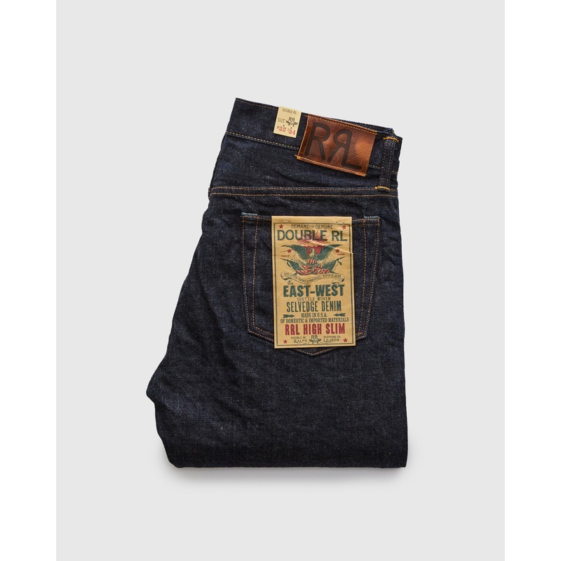 “East-West” 16oz Rinsed Selvedge Denim – High Slim Fit