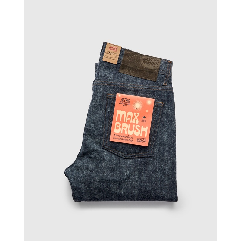 “Max Brush” 13.75oz Selvedge Denim – Weird Guy Fit