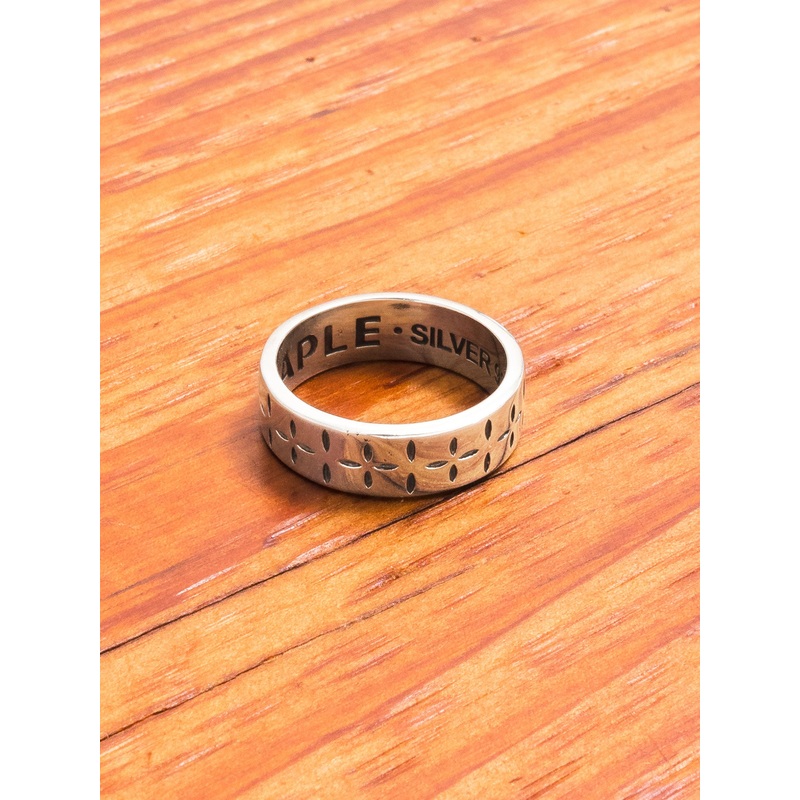 Bandana Ring in Silver