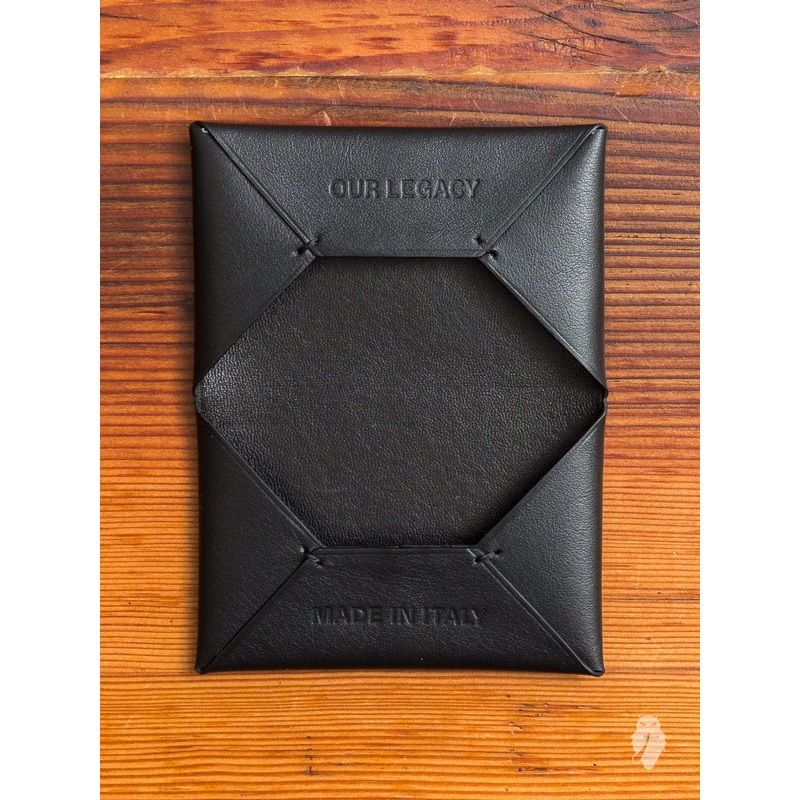 “Chorus” Leather Cardholder in Black