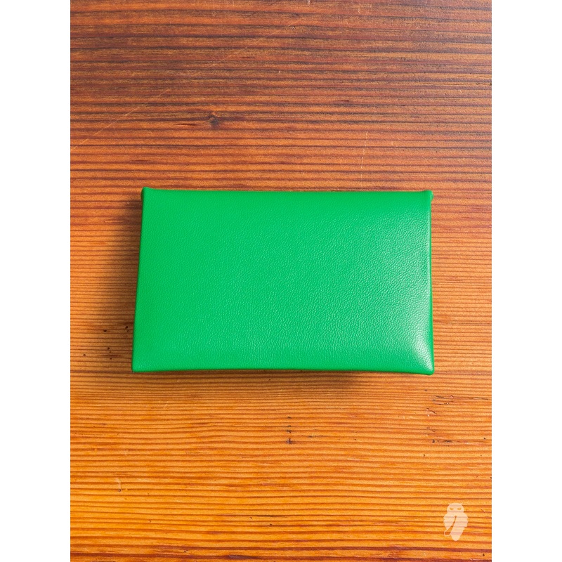 “Chorus” Leather Cardholder in Ectoplasm