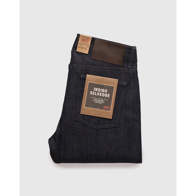 “Indigo Selvedge” 13oz Selvedge Denim – Weird Guy Fit