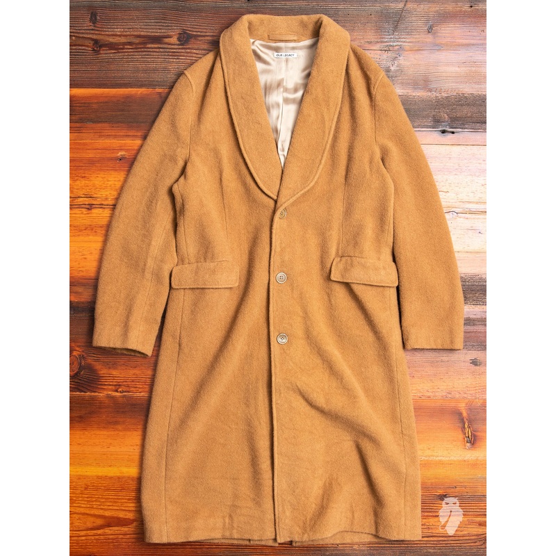 Shawl Contour Coat in Camel