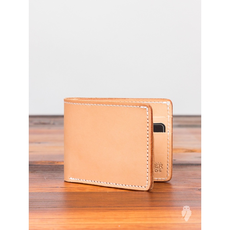 “Utility Bifold” Wallet in Natural