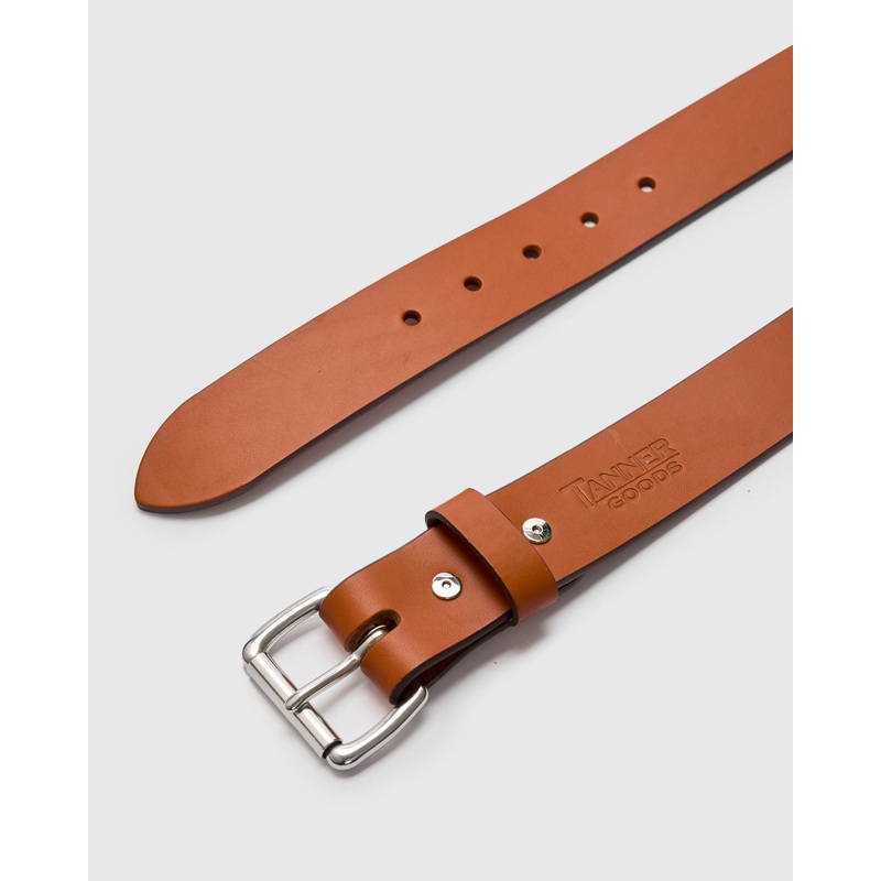 “Standard” 11oz Leather Belt in Saddle Tan