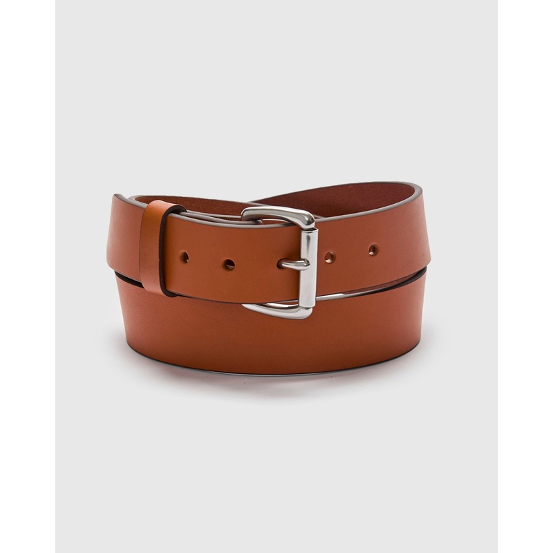 “Standard” 11oz Leather Belt in Saddle Tan