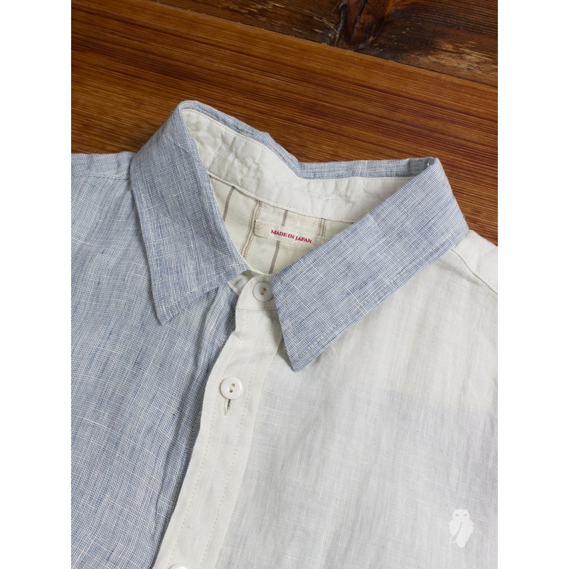“Chambray x Hakeme” Linen Button Down
