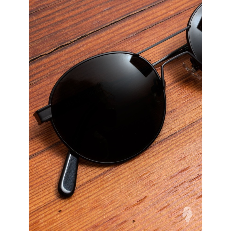 “Green” Sunglasses in Matte Black