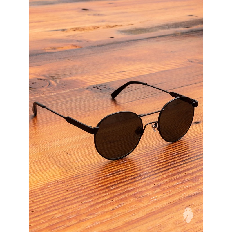 “Green” Sunglasses in Matte Black