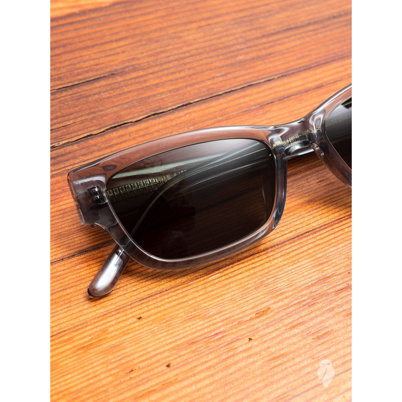 “Moon” Sunglasses in Grey Transparent