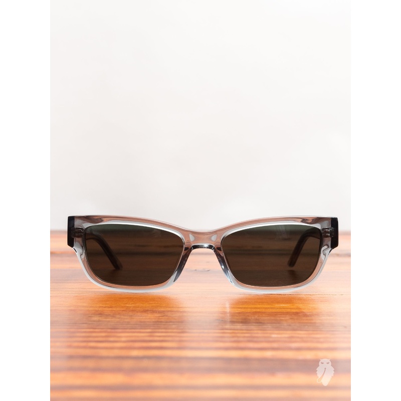 “Moon” Sunglasses in Grey Transparent
