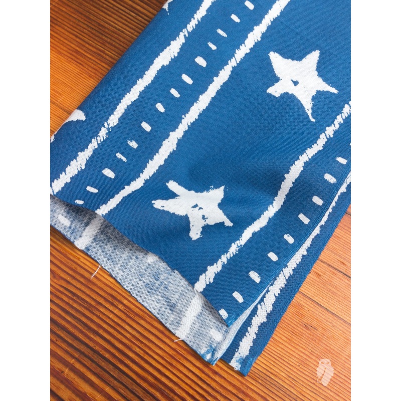“Artisan Stars” Tenugui in Navy