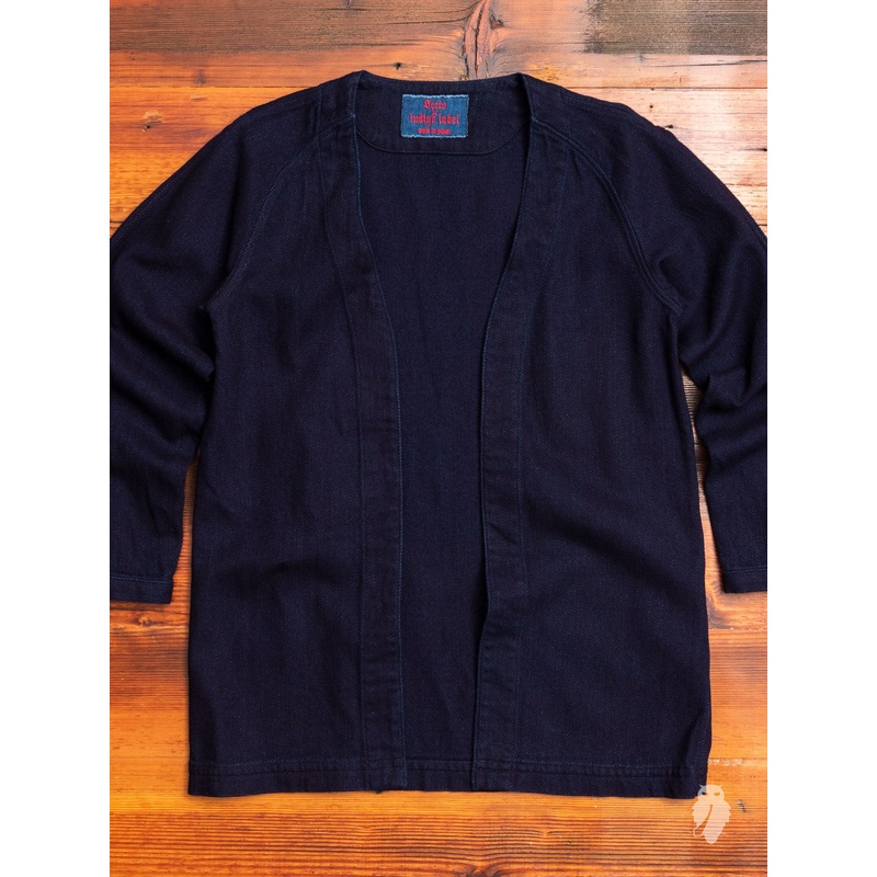 “10th Anniversary” Haori Sashiko Shirt in Indigo