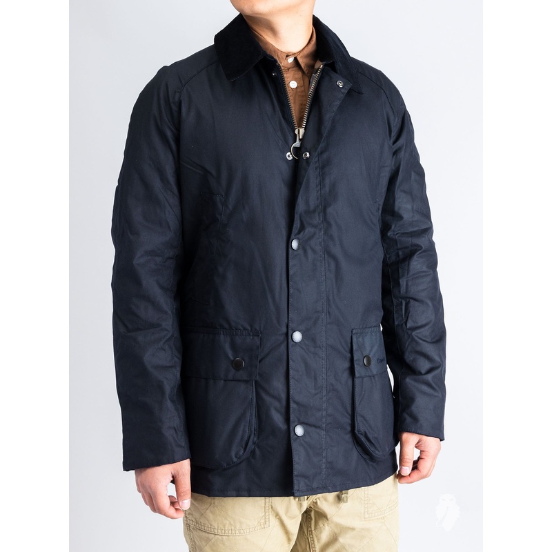 “Ashby” Wax Jacket in Navy