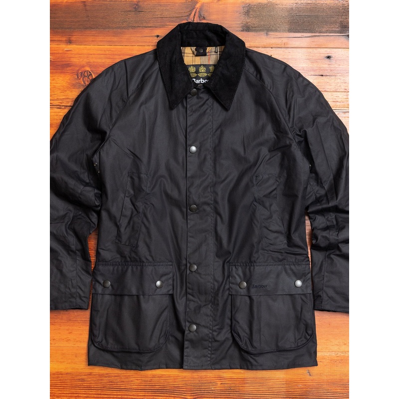 “Ashby” Wax Jacket in Navy