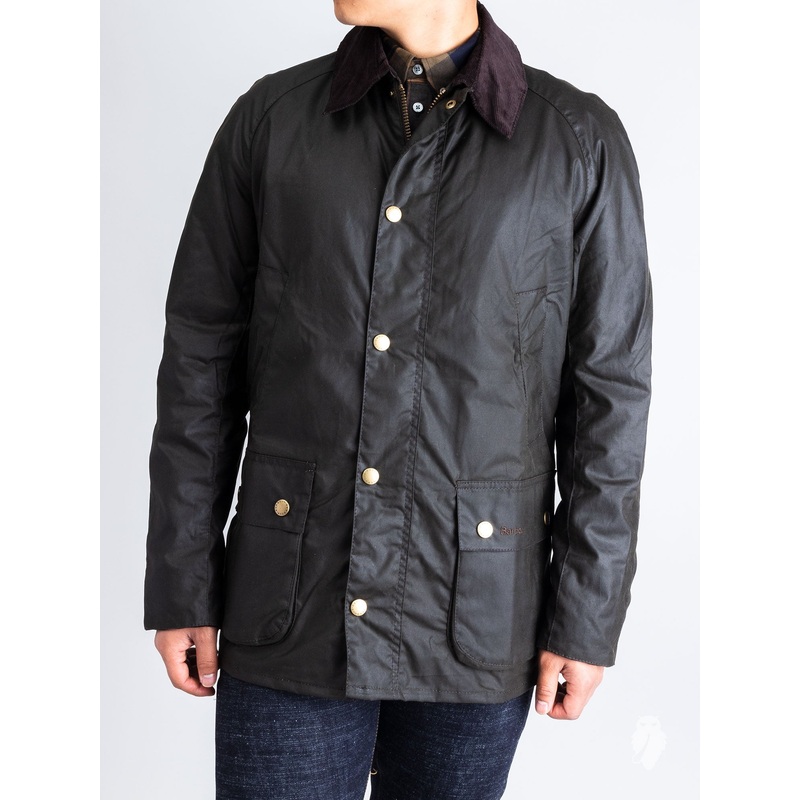 “Ashby” Wax Jacket in Olive