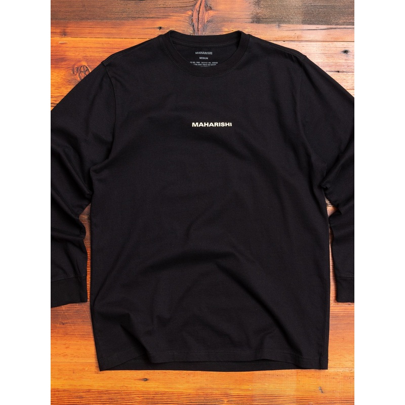 “Dancing Dragons” Long Sleeve T-Shirt in Black