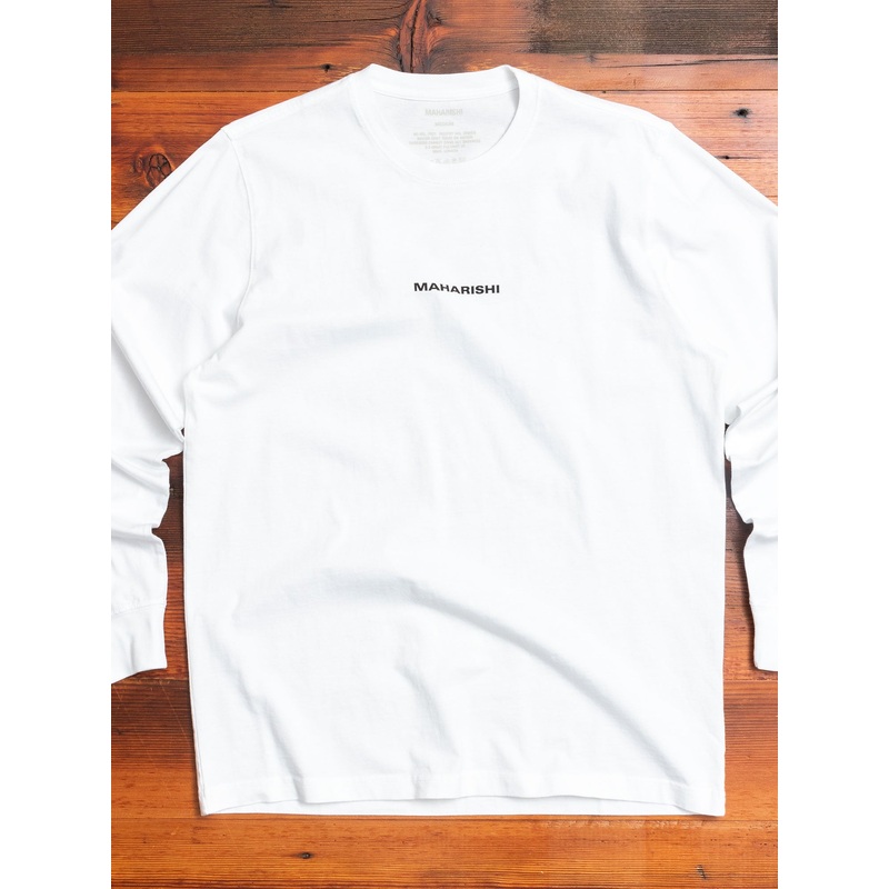 “Dancing Dragons” Long Sleeve T-Shirt in White