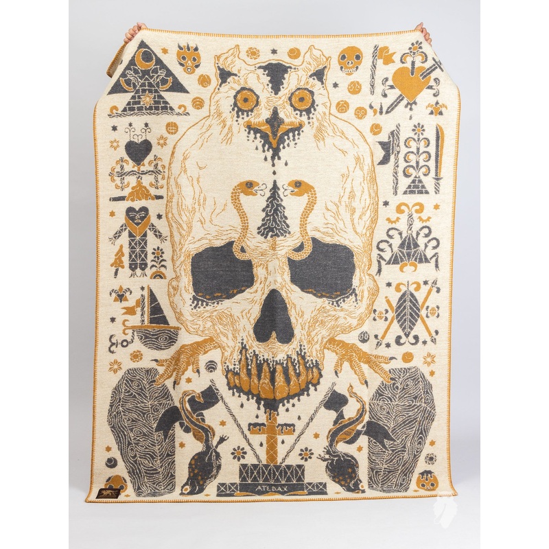 “Psyche of Samedi” Norwegian Wool Blanket